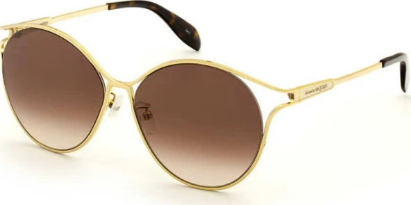 Alexander McQueen AM0210SA 002 57 Kadın Güneş Gözl ürün görseli 1