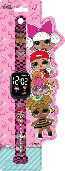 Miniflak LOL Surprise! Lisanslı LOL5092 Pembe-Siyah Çocuk Kol Saati ürün görseli 1