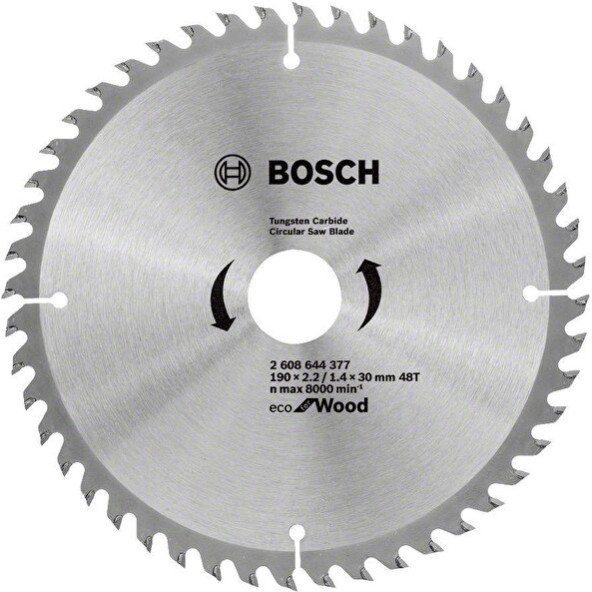 Bosch Eco For Wood 190X30 48 Diş Ahşap Testere ürün görseli 1