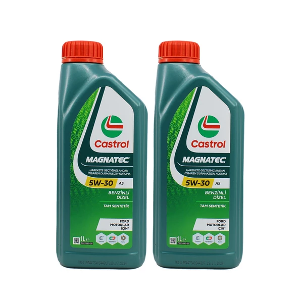 Castrol Magnatec 5W-30 A5 1 Lt Motor Yağı (2 Adet) ürün görseli 1