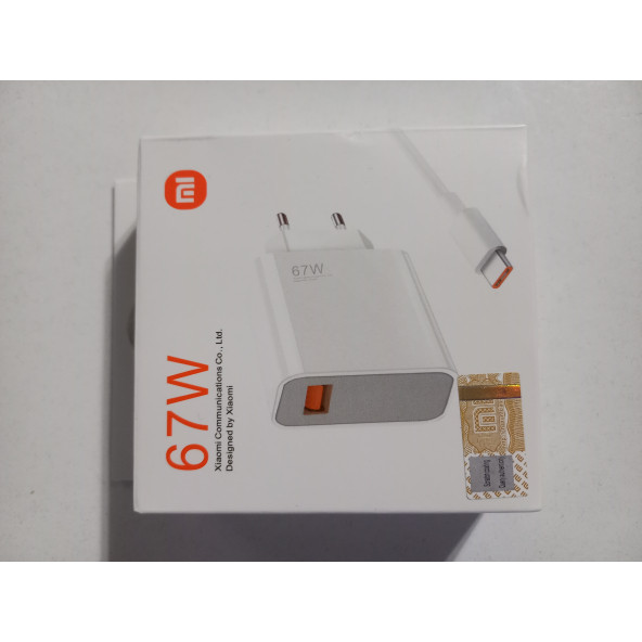 ASLANTİC XİAOMİ  67W TYPE-C TURBO ŞARJ ALETİ HIZLI ürün görseli 1