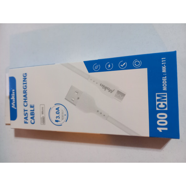 ASLANTİC MOKİN MİCRO UC USB KABLO .3.0A HIZLI ürün görseli 1