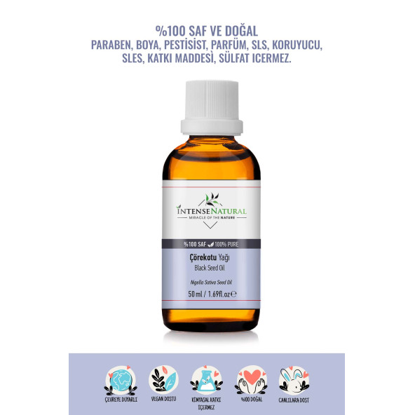 Çörek Otu Yağı Soğuk Sıkım 50 ml %100 Saf ve Doğal Çörekotu Black Seed Carrier Oil ürün görseli 1