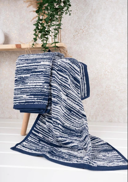 %100 Pamuk İkili 40x66 Cm Nakışlı Desenli El&Yüz Havlu/Havlu Seti ürün görseli 1