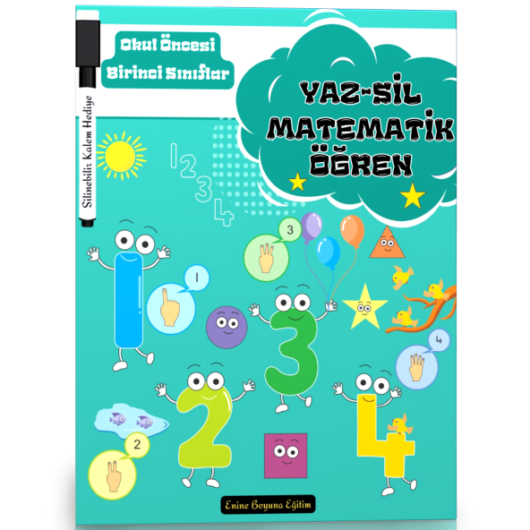 Okul Öncesi ve Birinci Sınıflar YAZ-SİL Matematik Öğren ürün görseli 1