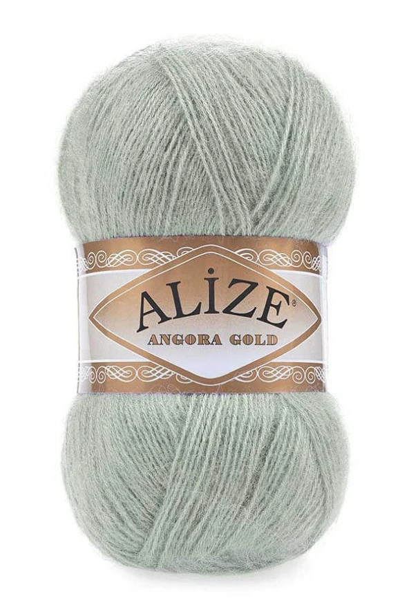 Alize Angora Gold Simsiz Örgü İpi - Çağla - 1 Adet - ( Renk Kodu : 515 ) ürün görseli 1
