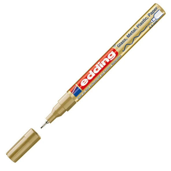 Edding Markör Boya Dekor 0.8 MM Yuvarlak Uçlu Altın 780CR ürün görseli 1