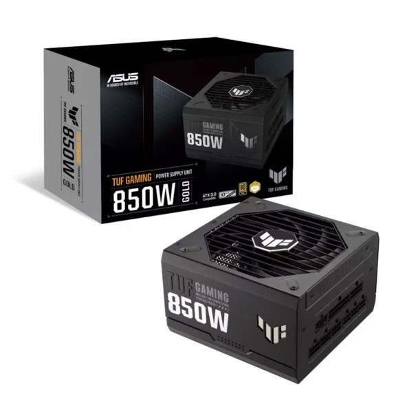 ASUS TUF Gaming 850W 80 Plus Gold ATX 3.0 PCIE 5.0 Modüler Güç Kaynağı ürün görseli 1