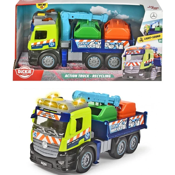 Dickie Toys Action Geri Dönüşüm Kamyonu SMB-203745015 ürün görseli 1