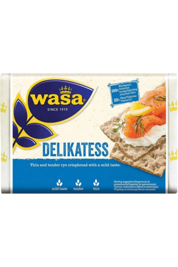 Wasa Delikatess 270 Gr Ince Gevrek Ekmek ürün görseli 1