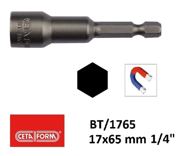 Ceta Form Bt/1765 Manyetik Lokma Uç 17-65 Mm ürün görseli 1