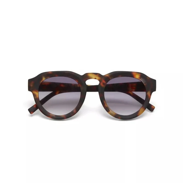Okkia Zeno Round Unisex Klasik Havana Güneş Gözlüğü Siyah Gradyan ürün görseli 1