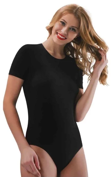KOTA 6182 BAYAN KISA KOLLU ÇITÇITLI BODY TEKLİ ürün görseli 1