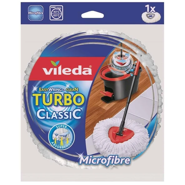 Vileda Turbo Yedek Mop Paspas Ucu (%100 Mikrofiber) ürün görseli 1