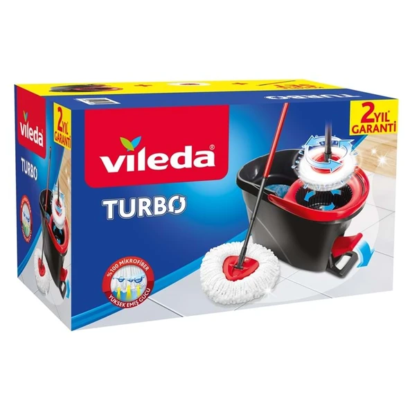 Vileda Turbo Pedallı Temizlik Seti (Komple Set) ürün görseli 1