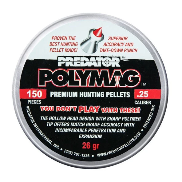 JSB POLYMAG 6.35MM HAVALI SACMA (25 CAL) - Resim 3