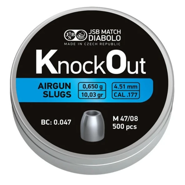 JSB DIABOLO KNOCKOUT 4.51 MM HAVALI SACMA (CAL177) ürün görseli 1