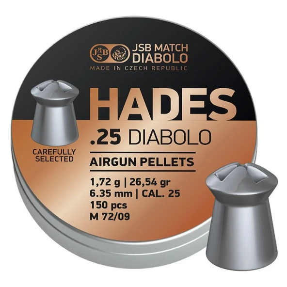 JSB DIABOLO HADES 6.35MM HAVALI SACMA (26,54) ürün görseli 1