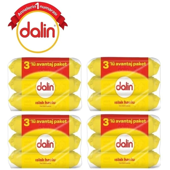 Dalin Islak Havlu Mendil Klasik 56 Yaprak 12 Li Set (672 Yaprak) ürün görseli 1