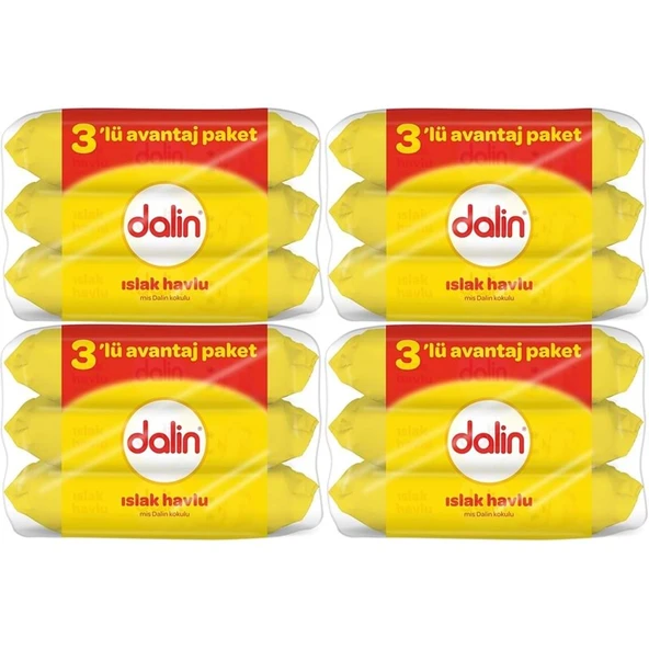 Dalin Islak Havlu Mendil Klasik 56 Yaprak 12 Li Set (672 Yaprak) ürün görseli 1
