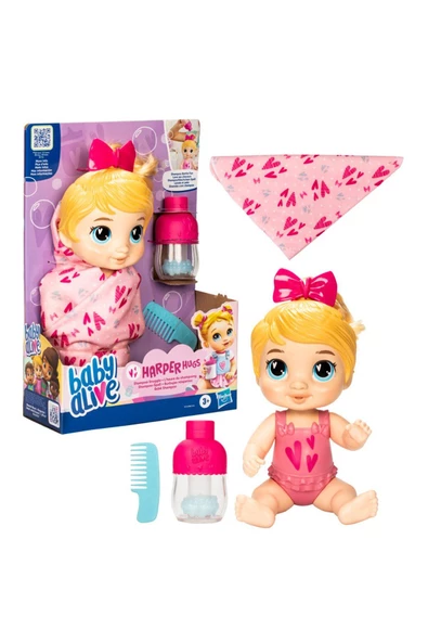 BABY ALİVE BEBEĞİMLE ŞAMPUAN  EĞLENCESİ - Resim 4