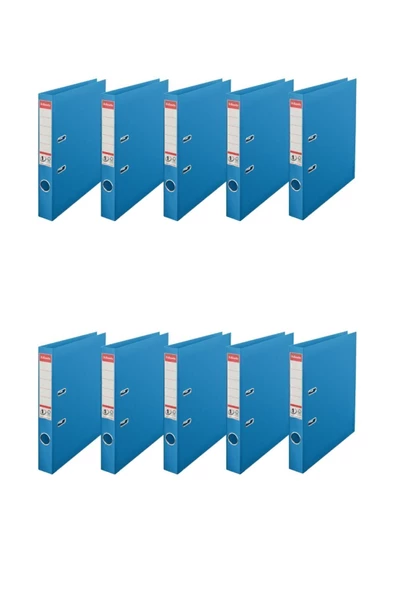Dar Plastik Klasör (9945) Mavi 10 Lu Paket ürün görseli 1