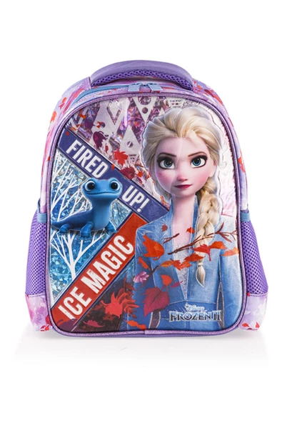 FROZEN ANAOKULU ÇANTASI BRİCK ICE MAGİC MOR ürün görseli 1