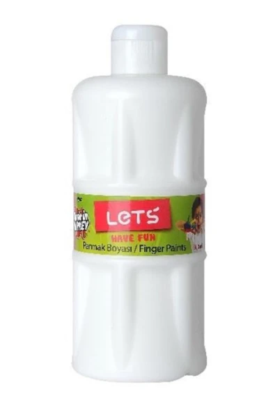 LETS BEYAZ 500 GR PARMAK BOYA ürün görseli 1