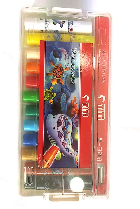 TİTİ 12 RENK JEL MUM BOYA ürün görseli 1