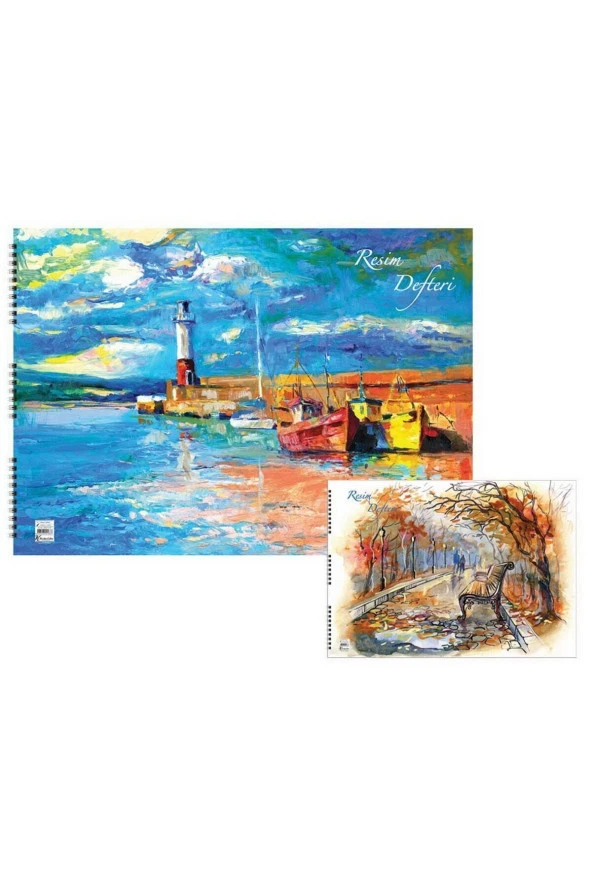 Basic 35x50 15 Yaprak Spiralli Resim Defteri (304215-99) ürün görseli 1