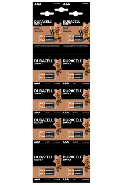 DURASEL KUMANDA PİLİ AAA 2 Lİ YAĞMUR ürün görseli 1