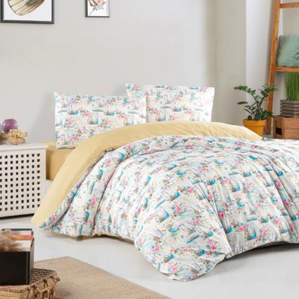 Aryıldız Home Exclusive Saten Nevresim Çift Kişilik Pinky ürün görseli 1