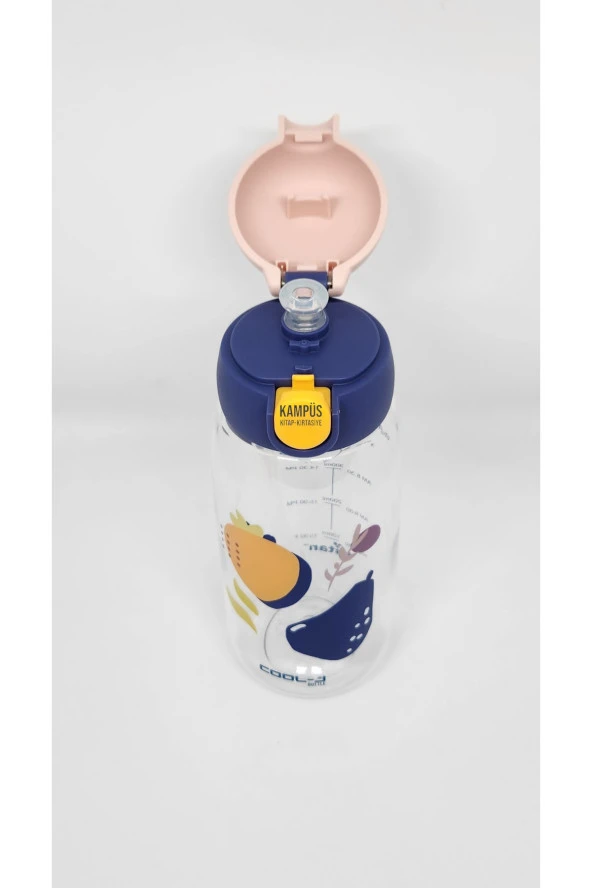Gıpta Cool-J Medium 600ml Mavi-Pembe Kilitli Tritan K7549 Matara ürün görseli 1