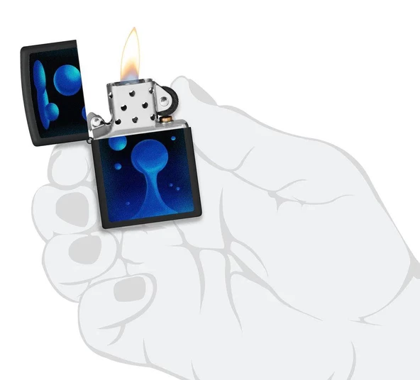 Zippo Çakmak 48675 Lava Lamp Design - Resim 3