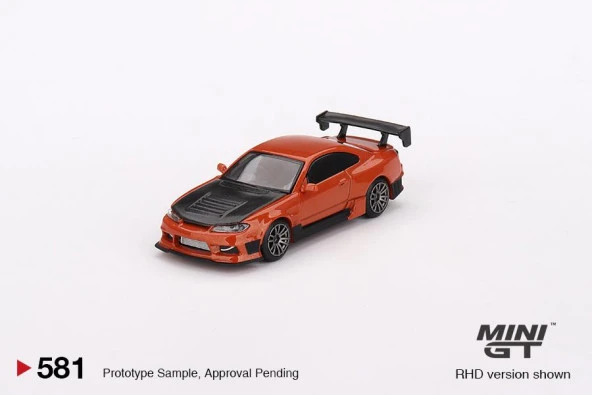 Mini GT Nissan Silvia S15 D-MAX Metallic Orange - 581 ürün görseli 1