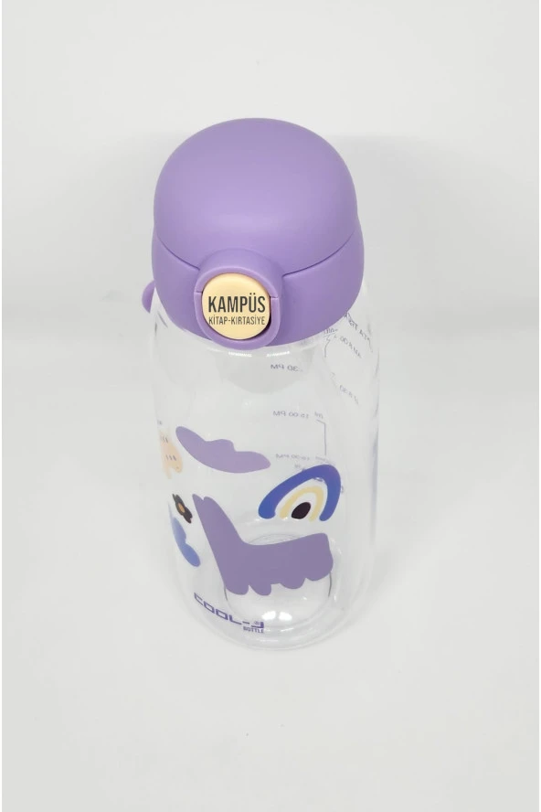 Gıpta Cool-J Medium 600ml Lila Kilitli Tritan K7551 Matara ürün görseli 1