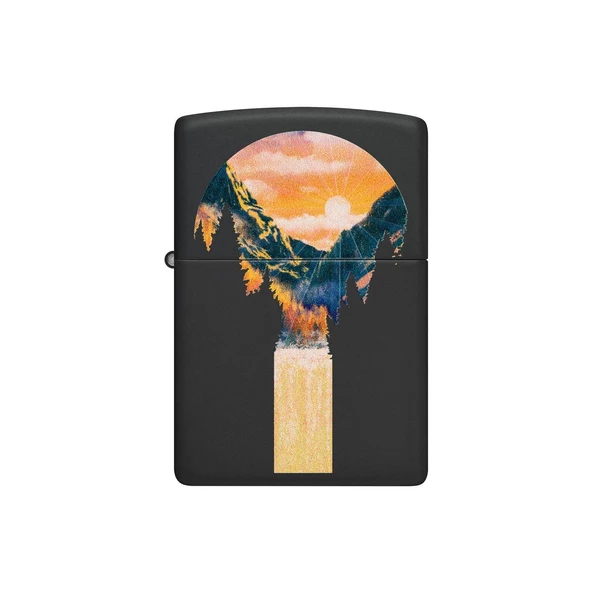 Zippo Çakmak 48676 Mountain Waterfall Design ürün görseli 1