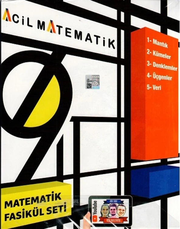 Acil Yayınları 9. Sınıf Acil Matematik 6 lı Fasikül Seti ürün görseli 1