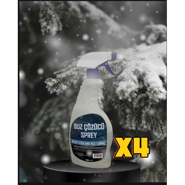 BUZ ÇÖZÜCÜ SPREY ALTINAY KİMYA 750ML X4 ürün görseli 1