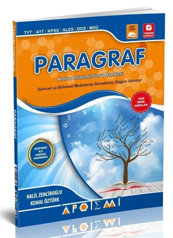 Apotemi Yayınları Paragraf Konu Anlatımlı Soru Bankası ürün görseli 1