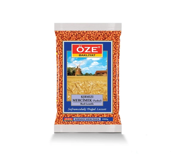 Öze Kırmızı Mercimek Futbol 2500  Gr ürün görseli 1