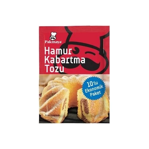 Pakmaya 10'lu Hamur Kabartma Tozu ürün görseli 1