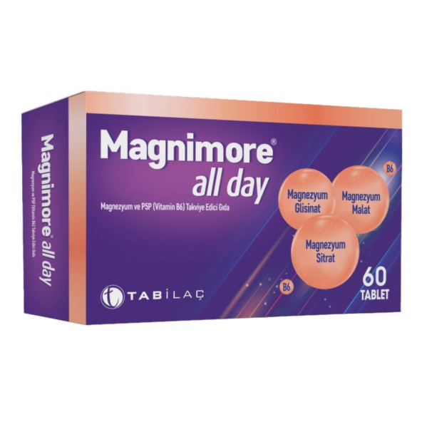 Magnimore All Day 60 Tablet ürün görseli 1