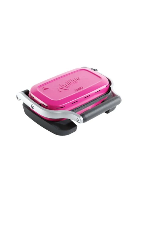 Aksu Vintage Waffle Makinesi Double Barbie Pembe ürün görseli 1