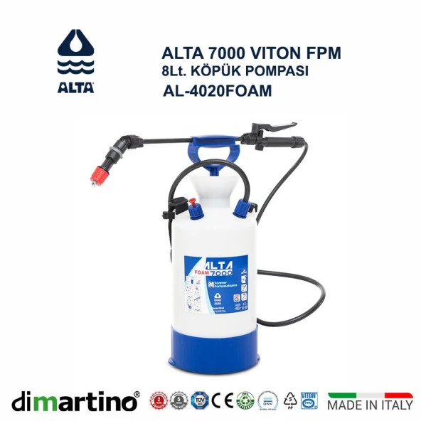 Dimartino ALTA 7000 FOAM FPM VITON Köpük Pompasi 8 Lt. ürün görseli 1