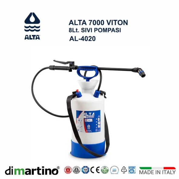 Dimartino  ALTA 7000 FPM VITON Sivi Pompasi 8 Lt. ürün görseli 1