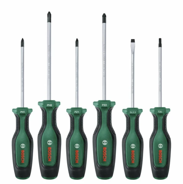 Bosch Home and Garden Tornavida Seti 6 Parça (Set 2) -1600A027PM ürün görseli 1