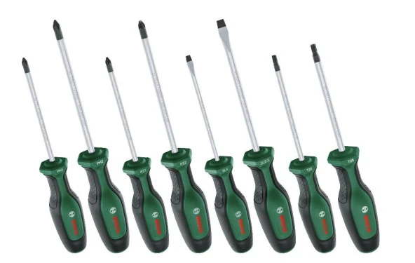Bosch Home and Garden Tornavida Seti 8 Parça - 1600A02BX8 ürün görseli 1
