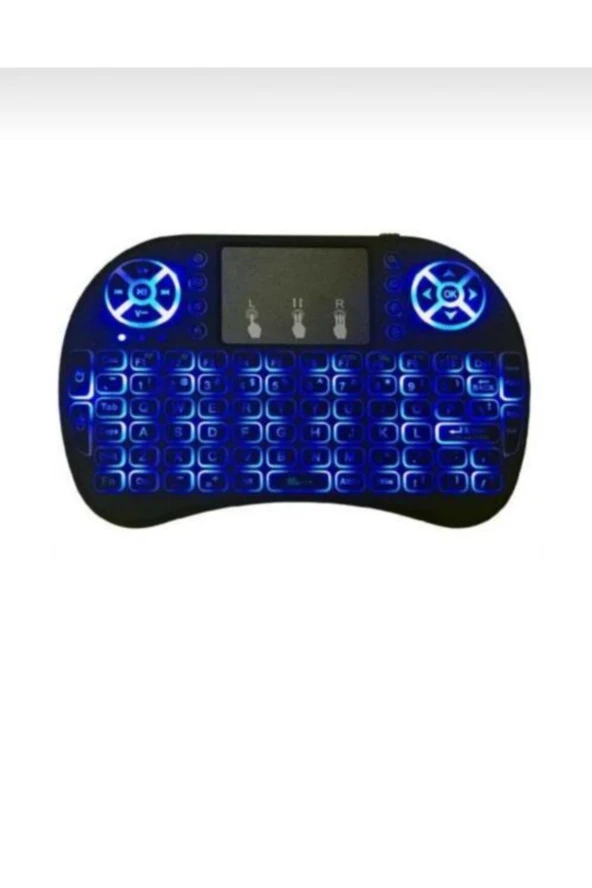 Zhltools Işıklı Mini Klavye Mouse Smart Tv Box Akıllı Klavye - Resim 2