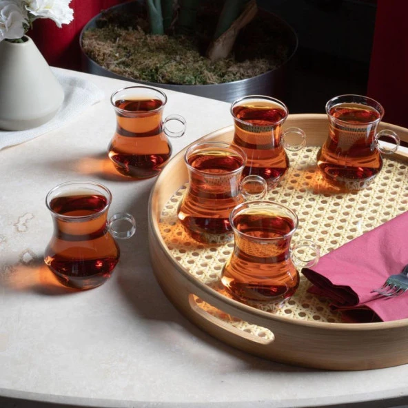 Perotti Dem 6 Lı Borosilikat Çay Bardağı Seti 15529 ürün görseli 1